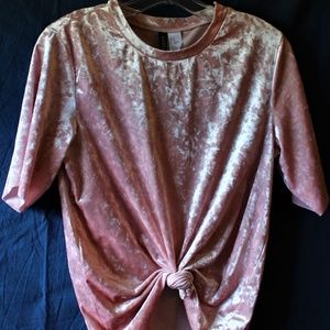 Pink Velvet T-Shirt